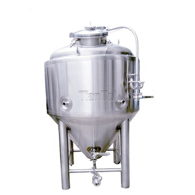 Brewing Plant Fermentation Equipment 300L Beer Fermenter With Cooling Jacket For Beer Brewing System